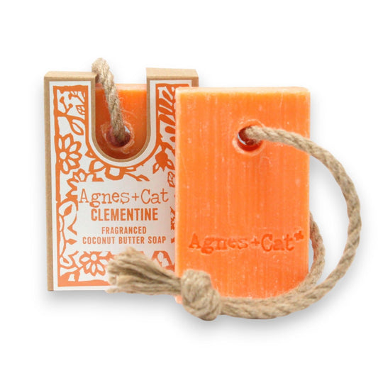Agnes + Cat Soap On A Rope - Clementine